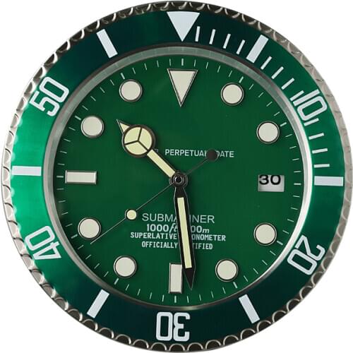 Nordic high-end light luxury clock wall clock luminous living room home fashion creative quartz clock simple modern wall clock