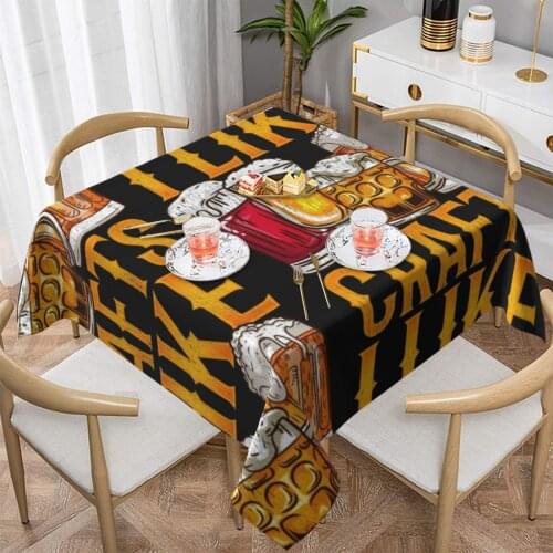 Craft Beer Tablecloth Printed Protection Table Cover Polyester Dinner Wholesale Kawaii Table Cloth