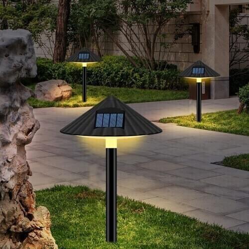 Solar garden light 1/2PCS Solar Lawn Umbrella Shade Lamp Mushroom Shade Plug Light IP55 White/Warm White solar Light outdoor