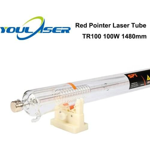 SPT TR100 Co2 Laser Tube 100W Length 1480mm Dia.80mm for CO2 Laser Engraving And Cutting Machine