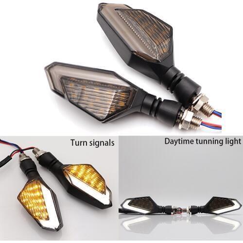 Motorcycle LED Turn Signal Light Motocross Flashing Light for Honda CBR 600 1000 RR F4 F4i CB 919F For Yamaha TMAX 500 530