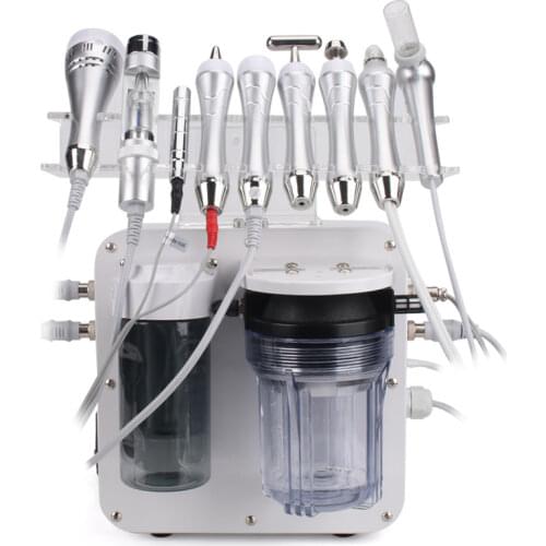 9 in 1 skin care Hydro water dermabrasion Hydra Jet Peeling RF Oxigen Facial Machine BIO Ice cooling for beauty salon SPA use