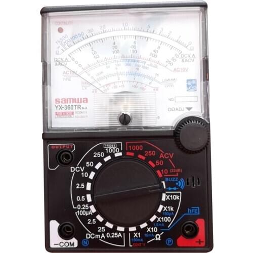 YX-360TRn Analog Multimeter Plastic Gauge Shell AC DC Volt Ohm Current Testing Mutimeter Electrical Pointer Multitester