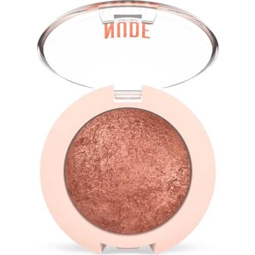 Golden Rose Nude Look Pearl Baked Eyeshadow 02 rose bronze