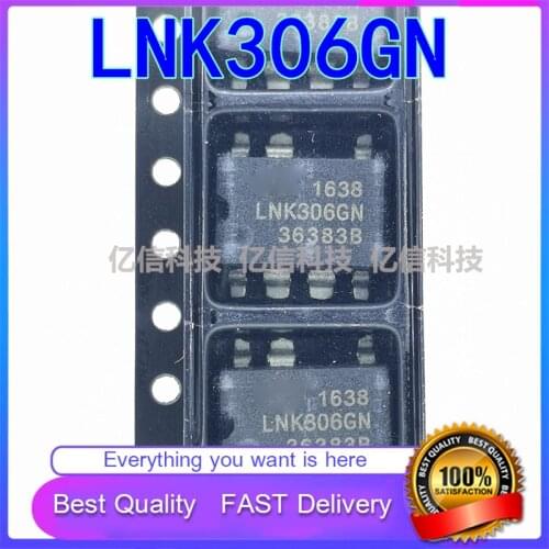 10Pcs/Lot New Original LNK306GN LNK306 WIDE-BODY PATCH 7-LEG ACDC SWITCH CONVERTER IC Chip