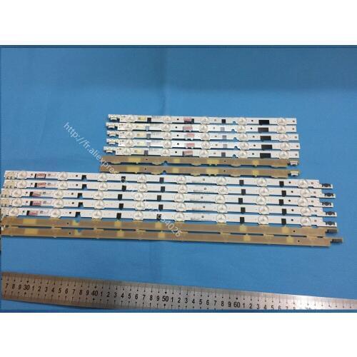 14 Pieces(7R+7L) UA40F5000ARXXR UA40F6300AJXXR LED strip for SAMSUNG 2013SVS40F L8 L5 D2GE-400SCA-R3 D2GE-400SCB-R3