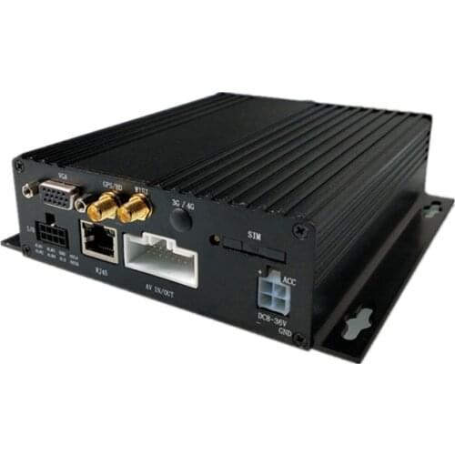 H.264 software 4 Channel Mdvr Bus Mobile DVR with GPS 4G WIFI