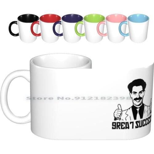 Great Success Ceramic Mugs Coffee Cups Milk Tea Mug Great Success Sacha Baron Cohen Very Nice Kazakhstan Great Success Cultural