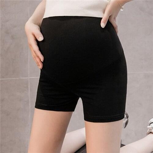 Summer Thin Maternity Shorts Legging Belly Seamless Hot Shorts For Pregnant Women Casual Pregnancy Pants