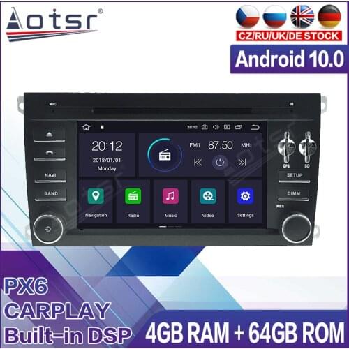 Android Radio Tape Recorder Car Multimedia Player Stereo For Porsche Cayenne 2003 2004 2005 2006 2007 - 2010 Head Unit GPS Navi