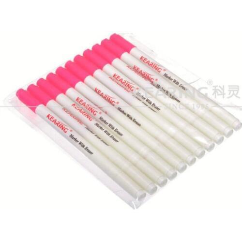 12pcs Stitch Markers Soluble Cross Stitch Air Erasable Pens Fabric Marking Pens DIY Needlework Sewing Tools Sewing Accessories