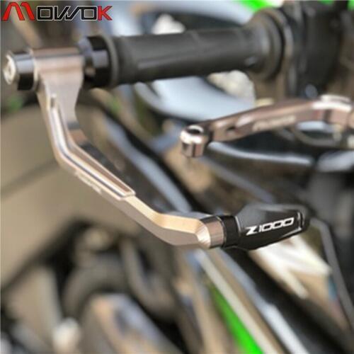 Motocycle CNC Handlebar grips Bar Ends + Brake Clutch Levers Guard Protector For KAWASKI Z1000R Z1000 R 2017-2020 2019 2018