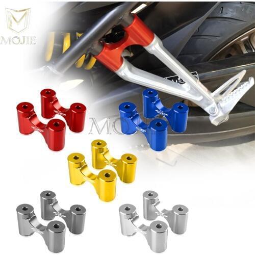 Motorcycle Passenger rest foot peg footrest wide pedal side bracket extender adjustment For Honda CB650R CB 650 R 2019-2020