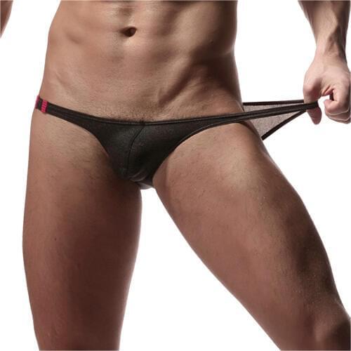 Mens Sexy Underwear Cotton Porno Low-Waist Sexy Men Briefs U Convex Hombre Cueca Gay Men Underpants Erotic Underwear