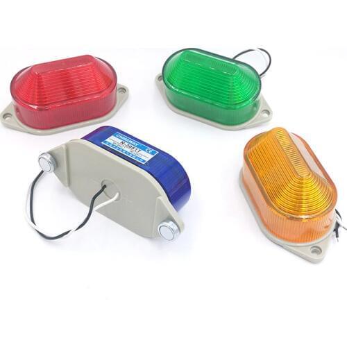 N-3051T magnetic indicator light strobe signal warning light lamp small flashing light security alarm 12V 24V 220V LED