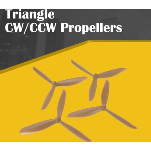 2Pair Upgraded Triangle High Speed Paddle CW/CCW Propellers for Hubsan H501S X4 Blades Quadcopter RC Drone Spare Parts