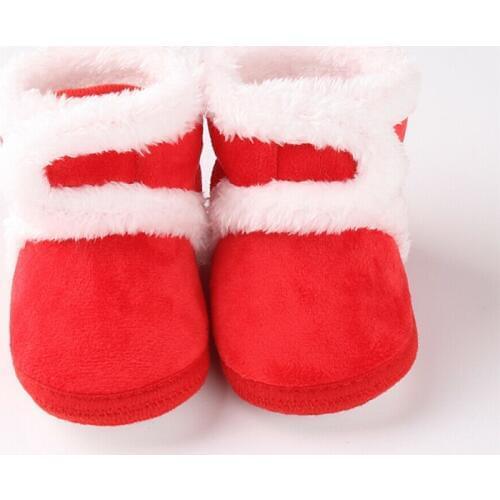 Newborn Baby Girls Toddler kids casual Geometry Fur Boots Soft Sole Crib Shoes Booties Prewalker 0-18M