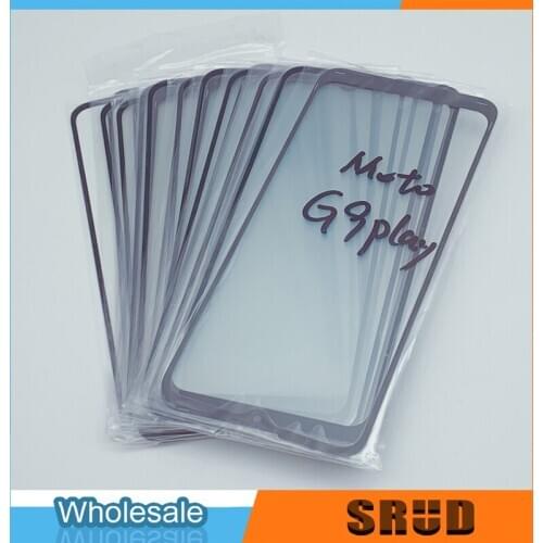 10Pcs New Arrive Front Outer Glass For Motorola G9 G9 Play G9 Plus G9 Power LCD Touch Screen Outer Glass Lens With Laminated OCA