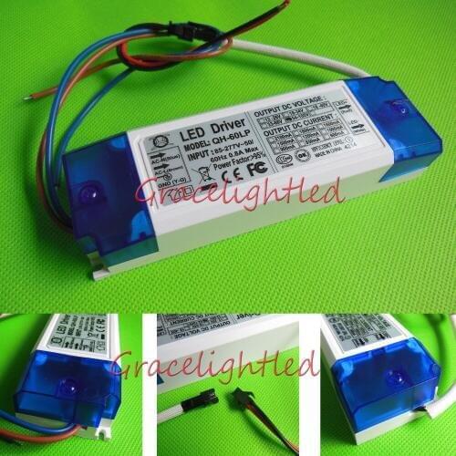 18-30*3W LED Driver 600mA for 18- 30pcs 3W High Power LED Chip Bead 85-277V ac