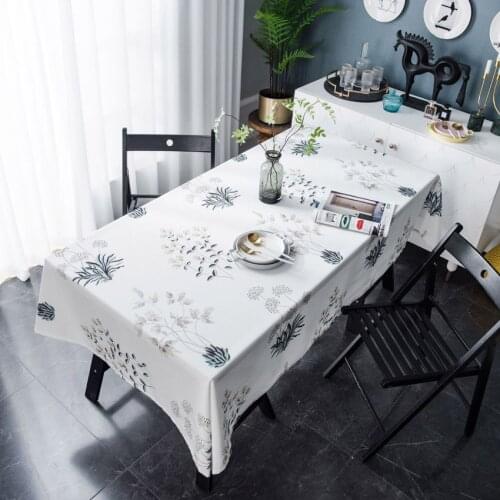 Tablecloth Fabric Fresh Table Cloth Coffee Table Cover Rectangular Tablecloth Waterproof Tablecloths