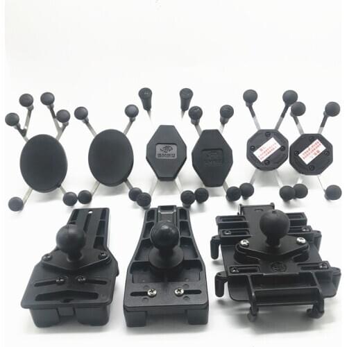 Universal Cell Phone Holder or Spring Loaded Cell Phone Cradle Holder or Finger-Grip Phone or Radio Holder w/1 inch ball