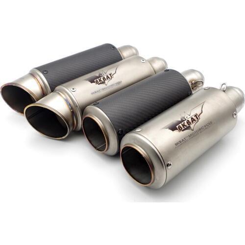 Universal Motorcycle Exhaust Muffler Escape Motocross Pitbike For honda cg 125 cbr 600f shadow vt1100 forza 250 cb600f cb400 sf