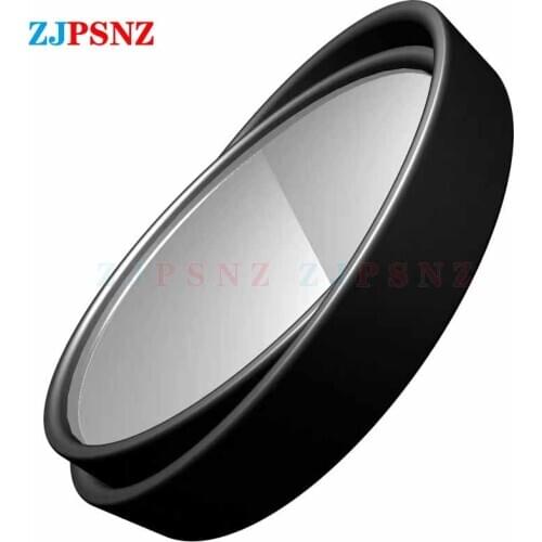2Pcs/Set Car Mirror Blind Spot Mirror Wide Angle Round Convex Mirror Round Side Blindspot Rearview Parking Mirror 360 Degree