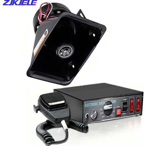 9 Sound Car Bugle Motrocycle Warning Siren Vehicle Tone Ambulance Police Outdoor Safe Alarm Horn 12/24V Super Lound Speaker