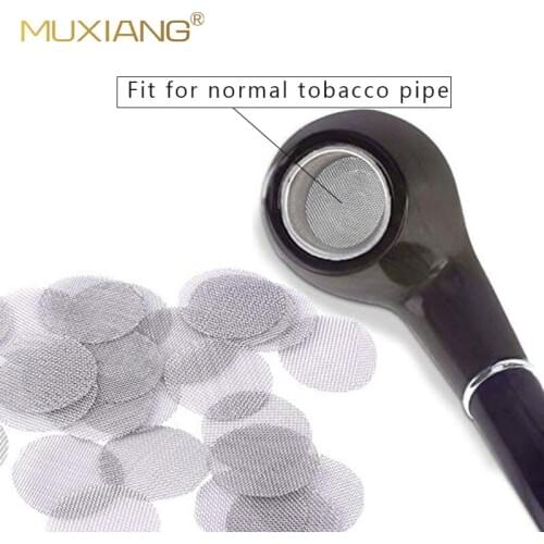 1 /5/10/20 Pack Pipe Smoking Accessories Filterable Cleaning Metal Mesh Silver Color Hot New Products fe0008