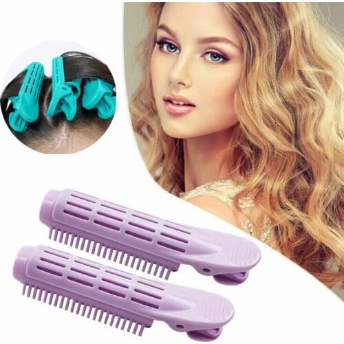 2pcs/lot Hair Root Volume Clip Natural Fluffy Hair Clip Sleeping No Heat Plastic Hair Curler Twist Hair Styling DIY Tool