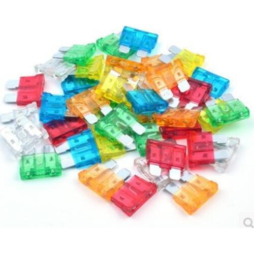 20pcs Auto Car Truck ATC Fuse Car Fuse Blade 1A 2A 3A 5A 7.5A 10A 15A 20A 25A 30A 35A 40A