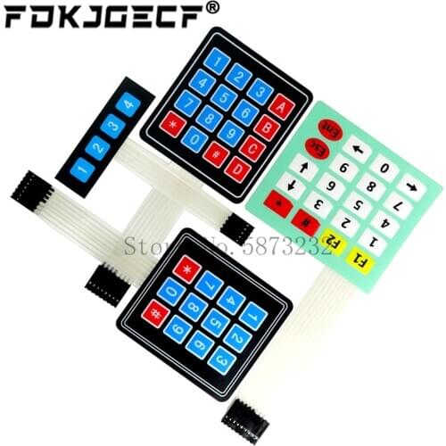 4 12 16 20 Key 1*4 3*4 4*4 4*5 Membrane Switch Keypad 1x4 3x4 4x4 4x5 Matrix Array Matrix keyboard for arduino smart car