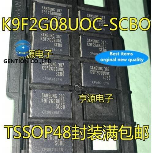 5Pcs K9F2G08UOC-SCBO K9F2G08U0C-SCB0 TSOP48 Flash in stock 100% new and original