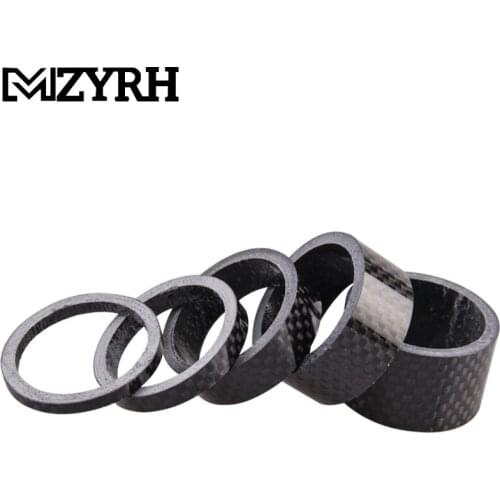 Mountain Bike 28.6 Front Fork Headset Carbon Fiber Gasket 3K Handle Wrist Group Backing Ring 3/5/10/15/20mm