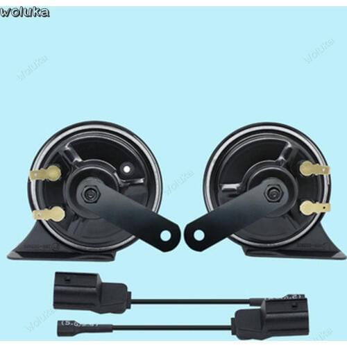 Snail horn car waterproof whistle super loud high and low double tone a pair 12V CD50 Q04