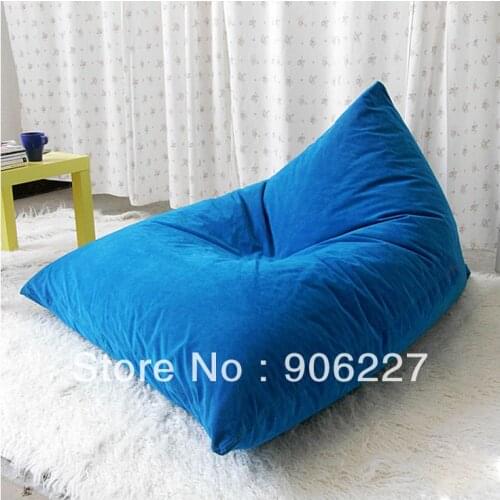 COBALT ANGLE DESIGN lounge bean bag, lazy beanbag sofa chair - free shipping