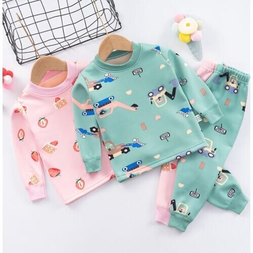 Baby Clothes Set Autumn Winter Cotton Newborn Baby Boys Girls Clothes Tops+Pants 2PCS Baby Pajamas Unisex Kids Clothing Sets