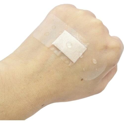 160 pcs/lot Medical Transparent Sterile Wound Dressing Band Aids Invisible Anti Grinding Feet Tape Bandages