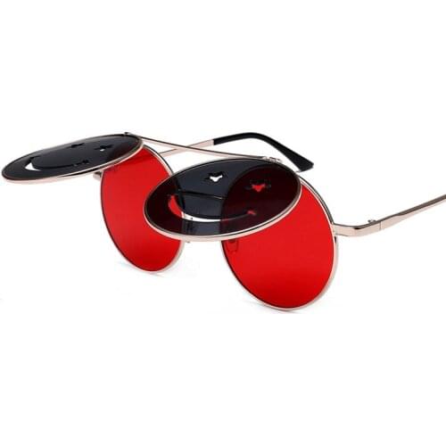 2021 fashion new clamshell smiley sunglasses ladies punk retro cool fashion funny sunglasses men