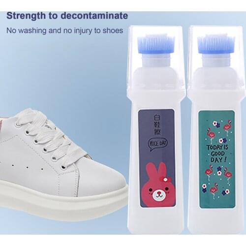 100ml Cleaning Tool Kit Professional Shoe Clean Polish Decontamination For Casual Shoes Magic Refreshed White Shoes Cleaner