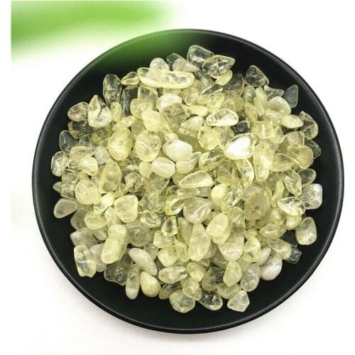50g 3 Size Natural Lemon Citrine Gravel Yellow Quartz Crystal Stone Polished Specimen Natural Stones and Minerals