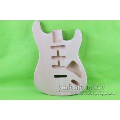 One Unfinished electric guitar body mahogany made