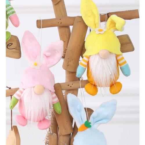 Easter Day Decorations Easter Plush Faceless Doll Egg Goblin Home Decoration 2021 Bedroom Living Room Desktop Decoration