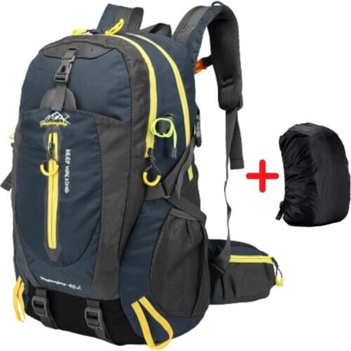 Hiking Backpacks Outlet 40L Army Bags For Men Water Resistant Climbing Backpack Rucksack Sports Bag Camping Backpack Rain Cover