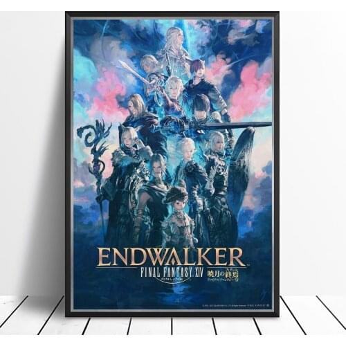 FINAL FANTASY XIV: Shadowbringers Video Game Canvas Poster Home Wall Painting Decoration (No Frame)