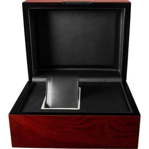 Luxury MDF Watch Box Display Storage Case with Soft Pillows Vintage Handmade (1 Slot)