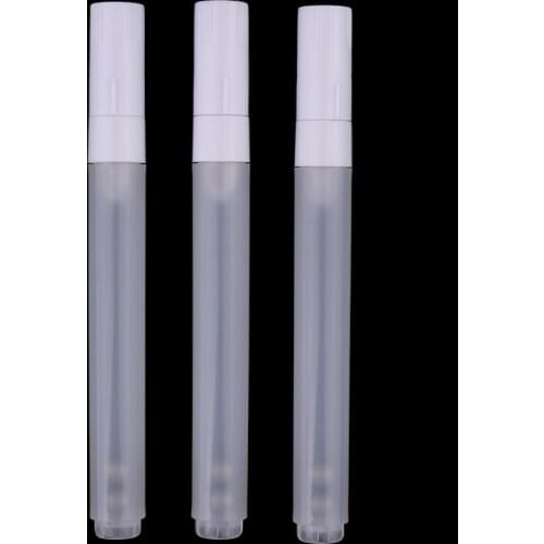 3 Pieces Clear Plastic Medium Tips 4.5mm Tip Watercolor Oil Acrylic Paints Marker Pen Empty Tube Ink Fountain Refill Pen