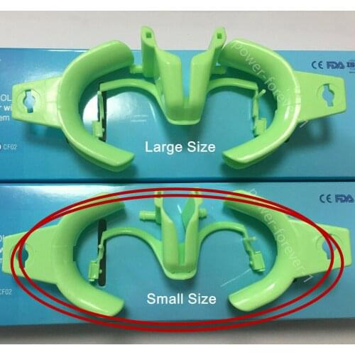 Dental Dry Field Nola Orthodontic Lip Cheek Retractors Green-Small Saliva