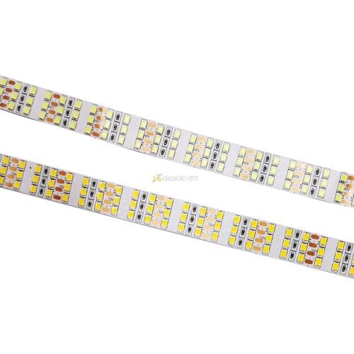 Super Bright Tirple Row 2835 Led Strip 360 leds/M 1800 leds DC12V White/Warm white 16mm PCB Flexible Tape Rope Stripe LED Light