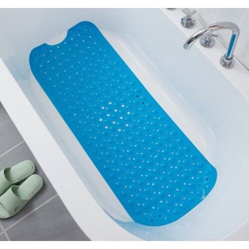 Extra Long Bath Mat Massage 40X100CM Safety Shower Bathtub Mats Non Slip Bathroom Floor Mat for Kids/Elderly /Disabled